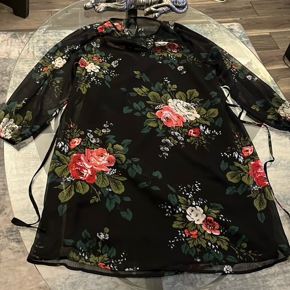 LOFT Floral Dress Petite XXS - Picture 1 of 3
